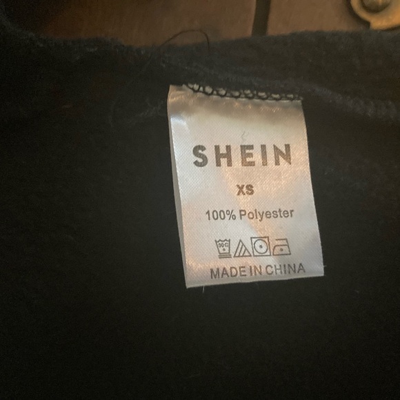 Shein Milk Tee Crop Sweat Top with drawstring, XS - Picture 3 of 8